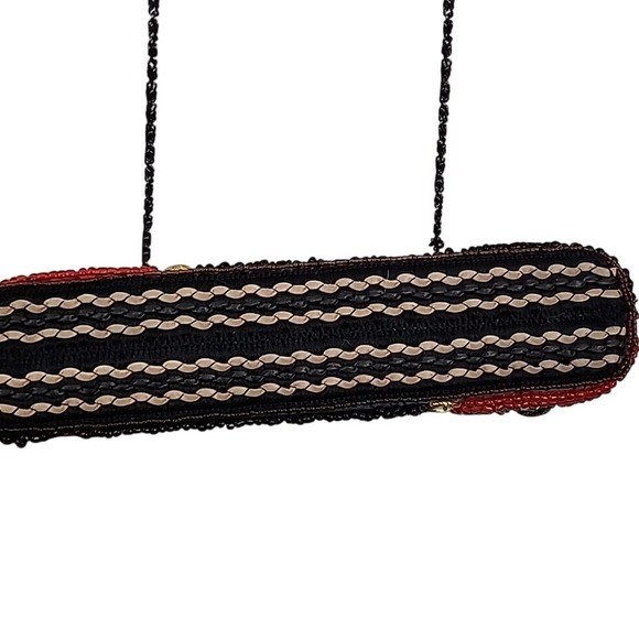 ForNine Beaded Evening Bag Clutch Purse Formal Occasion - Picture 7 of 11